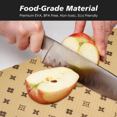 Heart Home Shelf Liner | EVA Kitchen Cabinet Shelf Protector | Kitchen Liners for Cabinets and Drawers | Drawer Liner Mat | Star Shelf Liner Cabinet Mat | 3 MTR | Pack of 2 | Brown