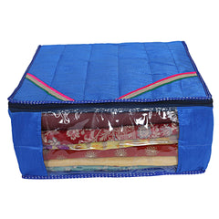 Kuber Industries 3 Piece Raw Silk Saree Cover (CTKTC2867)