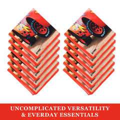 Kuber Industries Disney Car Handkerchiefs | Cotton Handkerchiefs for Boys | Handkerchiefs for Girls | Rumal for Boys & Girls | Hankies for Gifting | Gentle on Skin | Pack of 6 | Red