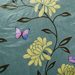 Heart Home PVC 6 Seater Dining Table Cover (Green) 60 x 90 Inches CTHH08018