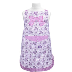Kuber Industries Cotton 3 Pieces Apron with Front Pocket (Purple), CTKTC13833