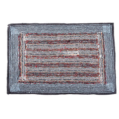 Heart Home Door Mat | Dust Trapper Mat | Door Entrance Mat | Anti-Skid Door Mat | Floor Mat for Home Entrance | Cotton Border Door Mat | Entryway Door Mat | Sky Blue