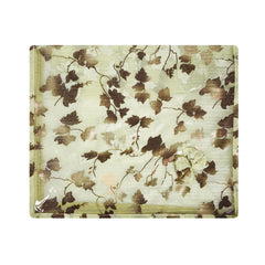 Heart Home Saree Cover | Zip Closure Saree Cover | Clothes Storage Bag | Wardrobe Organiser for Suit | Side Transparent Saree Cover | Bow-Leaf-Design | 9 inch | Pack of 2 | Green