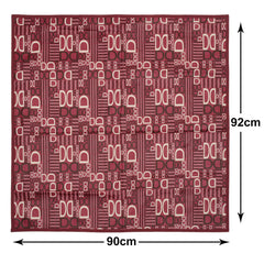 Kuber Industries Square D Print Both Sided Bed Server Food Mat (Magenta)