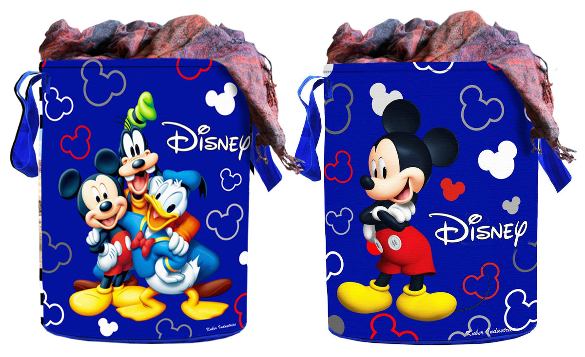 Kuber Industries 56 Ltr 2 Pocket Bamboo Laundry Basket For Clothes With Lid | Eco-Friendly Washing Clothes Bag/Laundry Box -Light Brown