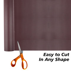 Heart Home Shelf Liner | Kitchen Cabinet Shelf Protector | Kitchen Liners for Cabinets and Drawers | Drawer Liner Mat | Self Lining Shelf Liner Cabinet Mat | 5 MTR | Brown