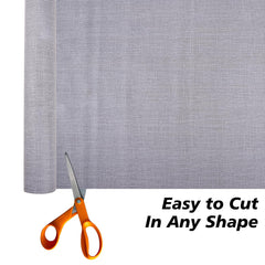 Heart Home Shelf Liner | Kitchen Cabinet Shelf Protector | Kitchen Liners for Cabinets and Drawers | Drawer Liner Mat | Texture Shelf Liner Cabinet Mat | 5 MTR | Gray