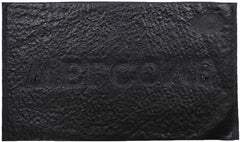 Kuber Industries Welcome Doormat for Home Entrance | Anti Slip & Waterproof Rubber Noodle Mat with Cushion for Indoor/Outdoor | Heavy Duty Main Door Mat | Paydan | Chavitti | Paudan | Foot Mat (Black)
