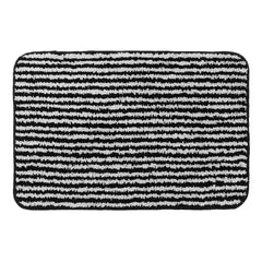 Kuber Industries Super Soft Door mat|Microfiber Anti-Slip Water Absorbant Fluffy Floor Mat|Entrance Mat for Kitchen,Bedside,Door,Living Room,60x40 cm,Set of 2|Bold and Thin Stripes (Pack of 1)
