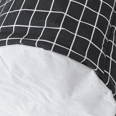 Kuber Industries Foldable Storage Basket|Round Toy Storage Bin|Side Grab Handle|Wardrobe, Closet Organizer (Black) (Pack of 6)