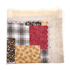 Heart Home Dining Table Cover | PVC Table Cloth Cover | 6-Seater Table Cloth | Table Protector Cover | Table Cover for Dining Table | Barik Flower Table Cover | 60x90 Inch | DTC | Black