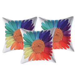 Kuber Industries Cotton 4 Pieces Cushion Cover Set (White) -CTKTC8888