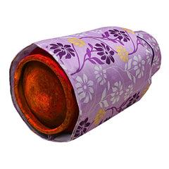 Kuber Industries Cotton 2 Pieces Cylinder Cover (Purple & Brown) -CTKTC6921, Standard