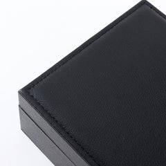 Homestic Pack of 1 Mini Jewelry Box | Travel Jewellery Organizer Storage Box | Portable Case for Rings Earrings| Portable Jewelry Organizer | Proposal Gifts for Women Girl |YXX-025 | Black