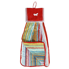 Kuber Industries Printed Design 6 Piece 144 GSM Cotton Washbasin Napkin Towel Set - Multicolour