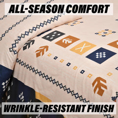 Heart Home Double Bedsheet with 2 Pillow Covers | 160 TC Premium Cotton Bedsheet for Double Bed | Bedsheet for Living Room-Home & Hotels | Rusty Plus Border | 100x108 Inch | Peach