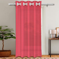 Heart Home Door Curtain | Sheer Door Curtains | Parda for Living Room | Bedroom Balcony Parda | Door Curtain Parda for Home Décor | Lining Net | 7 Feet | Maroon