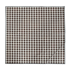 Heart Home PVC Floral Print Both Sided Bed Server Food Mat, Bedsheet Protector for Home 36"x36" (Brown) 54HH4335.