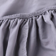 Kuber Industries Double Bed Mattress ProtectorBed Protecter With Elastic "150x200" CM-Pack of 3 (Grey)