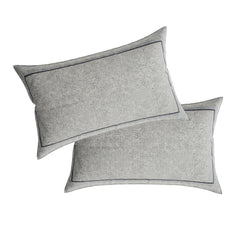 Heart Home Pillow Cover | Cotton Pillow Cover | Pillow Cover for Bedroom | Cushion Pillow Cover for Living Room | Khakhi Printed Pillow Cover Set | Set of 4 | Multicolor