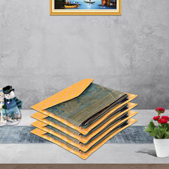 Heart Home Saree Cover | Clothes Storage Bag | Single Packing Saree with Zip Closure | Wardrobe Organizer | Cloth Stoarge Organizer | Carry Jama-Design | Pack of 12 | Yellow