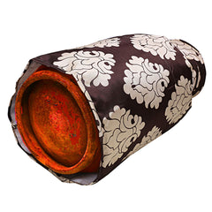 Kuber Industries Cotton 2 Pieces Cylinder Cover (Purple & Brown) -CTKTC6921, Standard