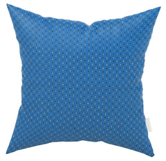 Kuber Industries Dot Printed Velvet Pillows Covers for Couch Bed Sofa, Soild Soft Cushion Case, 16x16 Inches- Pack of 4 (Blue)