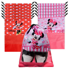 Heart Home Shoe Cover | Travel Shoe Storage Bags | Polyester Storage Bag | Drawstring Shoe Cover | Shoe Organizer with Clear window | Pack of 12 | Multi