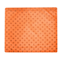 Heart Home Saree Cover | Clothes Storage Bag | Single Packing Saree with Zip Closure | Wardrobe Organizer | Cloth Stoarge Organizer | Dot Design | Pack of 12 | Orange