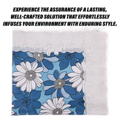 Heart Home Dining Table Cover | Kitchen Dining Tablecloth | 4 Seater Center Table Cover | Dining Table Cover for Hall Décor | Sunflower Kitchen Tablecloth | 45x70 | Blue