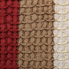 Kuber Industries Checkered 5 Piece Cotton Cushion Cover - 17"x17", Multicolour, Standard (CTKTC02715)