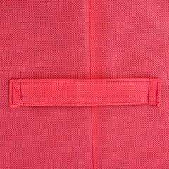 Kuber Industries Disney Minnie Print Non Woven Fabric Foldable Toy, Books, Shoes Cube Storage Box with Handle (Pink, Large, 4 Pieces)