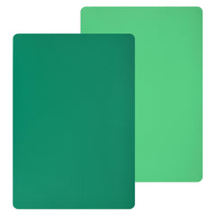 Heart Home Chopping Mat|Flexible Plastic Cutting Mat|Back Textured Chopping Mat|Kitchen Cutting Mat|Vegetables Cutting Mat|Chopping Mat for Cooking|2 Pieces Set|Green
