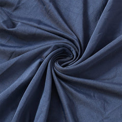 Kuber Industries Elastic Stretchable Polyster Chair Cover for Home, Office, Hotels, Wedding Banquet- Pack of 6 (Blue)-50KM0981