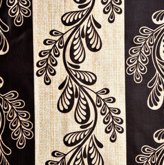 Heart Home Leaf Printed 7 Feet Door Curtain for Living Room, Bed Room, Kids Room with 8 Eyelet (Brown)-HS43HEARTH25597