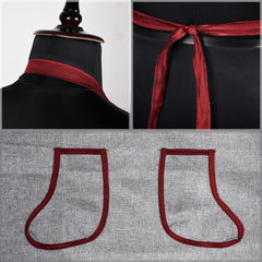 Heart Home Apron | Jute 2 Front Pocket Kitchen Apron | Apron for Restaurent | Apron for Housewife | Chef Apron for Kitchen | Water Resistance Apron | Pack of 2 | Silver