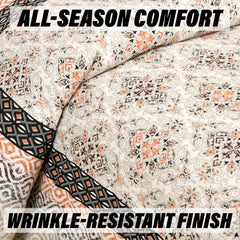 Kuber Industries Double Bedsheet with 2 Pillow Covers | 160 TC Premium Cotton Bedsheet for Double Bed | Bedsheet for Living Room-Home & Hotels | Dezier Carpet Print | 90x108 Inch | Green