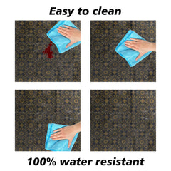 Heart Home Food Mat | Bedsheet Protector for Home | Bed Server Food Mat | Bed Server Mat | Rexine Circle Mattress Protector for Home | Food Mat for Kids | Brown