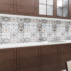 Heart Home Wallpaper | Self Adhesive Wallpaper Sheet | PVC Wallpaper Sheet for Home Décor | Kitchen Cabinets Wallpaper Roll | 5 Meter | WP-25 | Gray