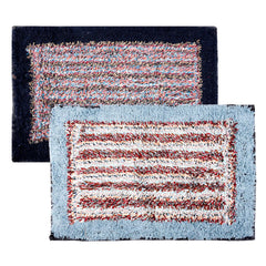 Heart Home Door Mat | Dust Trapper Mat | Door Entrance Mat | Anti-Skid Door Mat | Floor Mat for Home Entrance | Cotton Border Door Mat | Entryway Door Mat | Pack of 2 | Multi