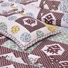 Heart Home Double Bedsheet with 2 Pillow Covers | 186 TC Premium Cotton Bedsheet for Double Bed | Bedsheet for Living Room-Home & Hotels | Arabic Beauty Gola | 100x108 Inch | Purple