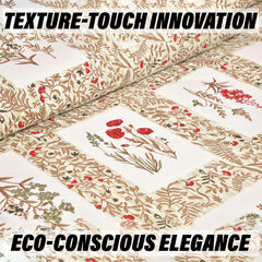 Heart Home Double Bedsheet with 2 Pillow Covers | 160 TC Premium Cotton Bedsheet for Double Bed | Bedsheet for Living Room-Home & Hotels | Dezier Check Flower | 90x108 Inch | Parrot Green