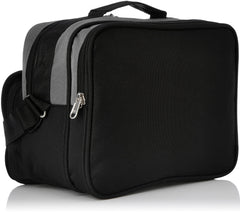 Kuber Industries Canvas Sling Bag For Men|Black Sling Bag|Black