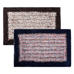 Heart Home Door Mat | Dust Trapper Mat | Door Entrance Mat | Anti-Skid Door Mat | Floor Mat for Home Entrance | Cotton Border Door Mat | Entryway Door Mat | Pack of 2 | Multi