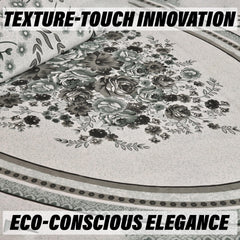 Kuber Industries Double Bedsheet with 2 Pillow Covers | 160 TC Premium Cotton Bedsheet for Double Bed | Bedsheet for Living Room-Home & Hotels | Kaleen Flower | 100x108 Inch | Green