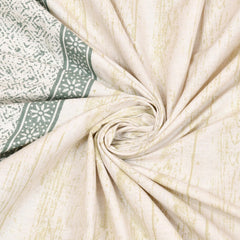 Heart Home Double Bedsheet with 2 Pillow Covers | 160 TC Premium Cotton Bedsheet for Double Bed | Bedsheet for Living Room-Home & Hotels | Photo Frame Tree | 100x108 Inch | Green