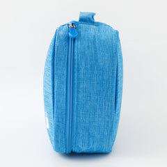 Homestic Travel Organizer For Electronic Accessories|Multipurpose Pouch|Adapter, Cable, Gadget Organizer|Two Comparment With Zipper|Great For Traveling (Blue)