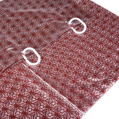 Heart Home Shower Curtain | PVC Shower Curtain with Hooks | Shower Curtain for Bathroom | AC Shower Curtain | Self Star Bathroom Shower Curtain | 7 Feet | Brown