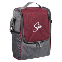 Heart Home Lunch Box Set | Lunch Box for Adult & Older Kids | 4 Containers & Bottle Lunch Box Set | Lunch Box for Office | Lunch Box for Collage | Clip Lock Lunch Set | Set of 7 | Maroon