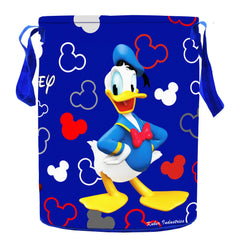 Kuber Industries 56 Ltr 2 Pocket Bamboo Laundry Basket For Clothes With Lid | Eco-Friendly Washing Clothes Bag/Laundry Box -Light Brown